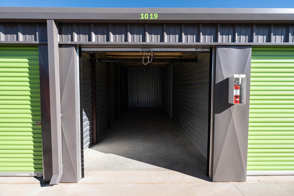 Open drive-up storage unit in Amarillo, TX
